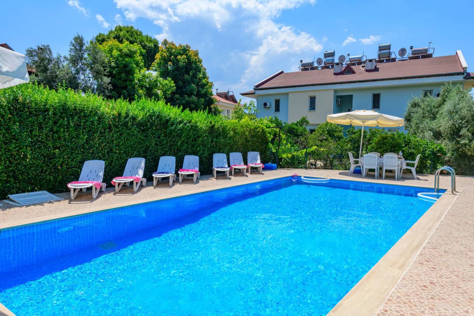 Muğla Fethiye'de Kalabalık Ailelere Uygun, Özel Havuzlu, Tatil Evi görsel 3