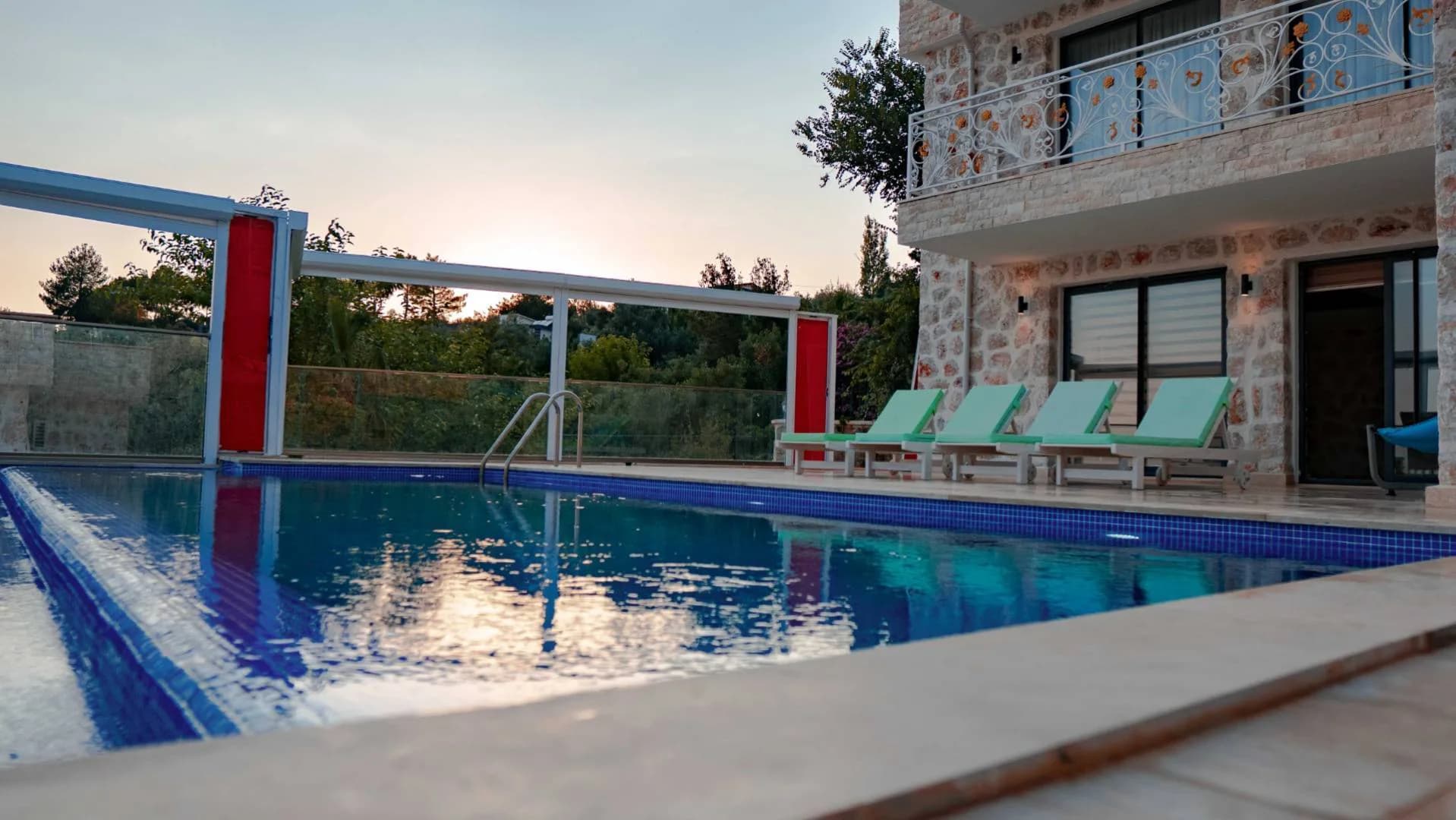 Kaş İslamlar'da Muhteşem Doğada, Özel Havuzlu, İkiz Villa görsel 2