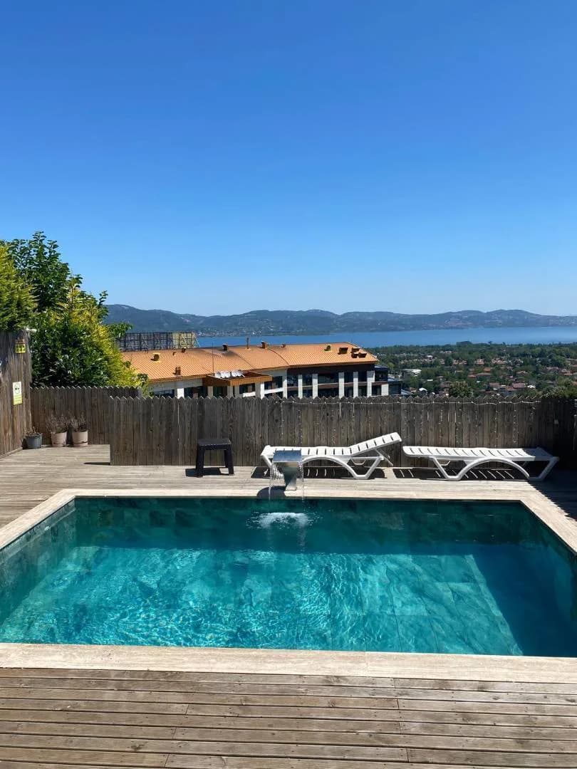 Sapanca Kurtköy'de Muhteşem Göl Manzaralı, Özel Havuzlu, Kiralık Bungalov görsel 2