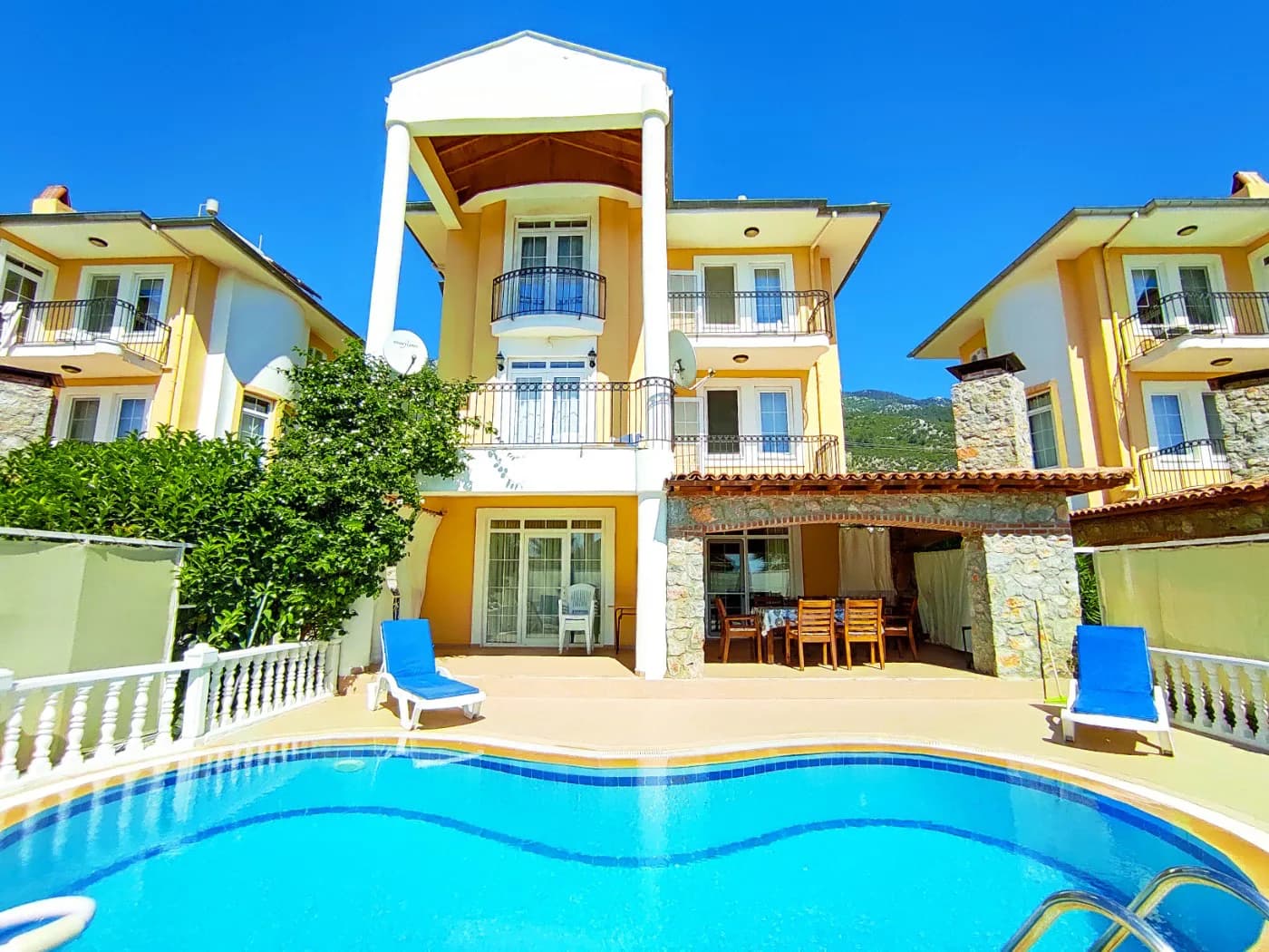 Fethiye Ölüdeniz'de Ölüdeniz Plajına Yakın, Özel Havuzlu, Kiralık Villa görsel 3