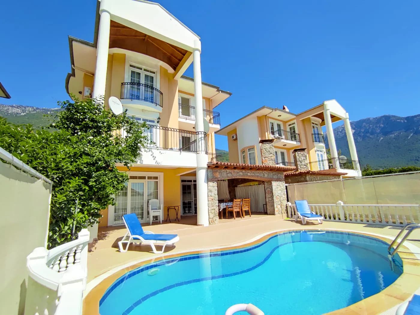 Fethiye Ölüdeniz'de Ölüdeniz Plajına Yakın, Özel Havuzlu, Kiralık Villa görsel 2