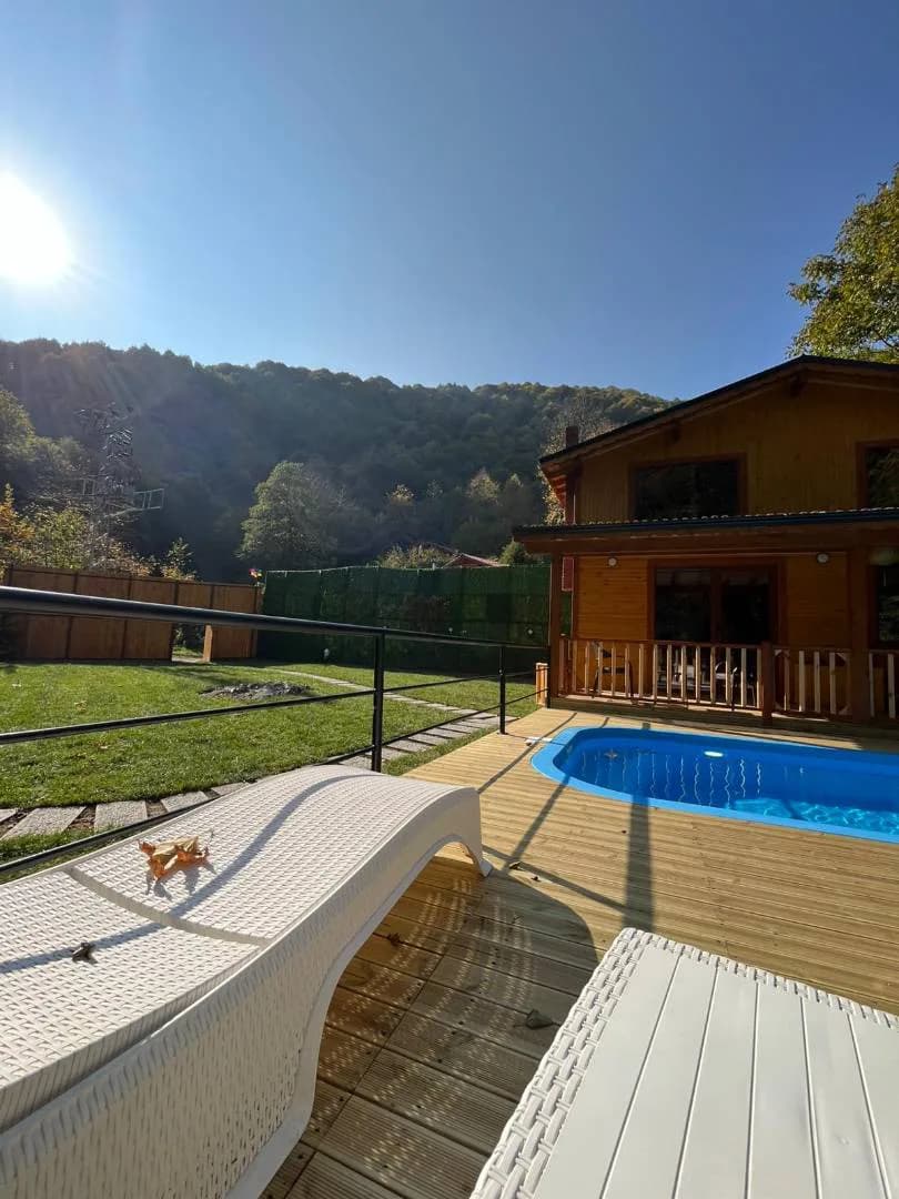 Memnuniye'de Doğa İçerisinde, Özel Havuzlu, Modern Bungalov görsel 3