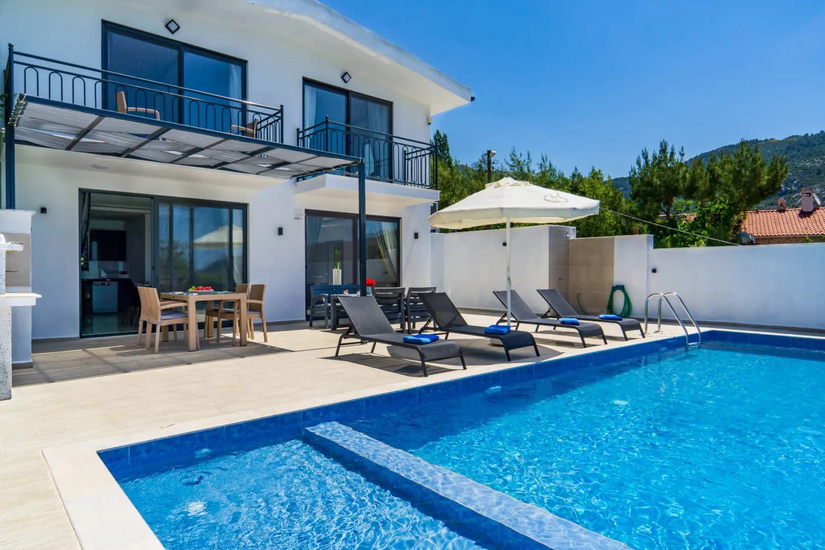 Kaş İslamlar'da Enfes Doğada, Özel Havuzlu, Lüks Villa görsel 2