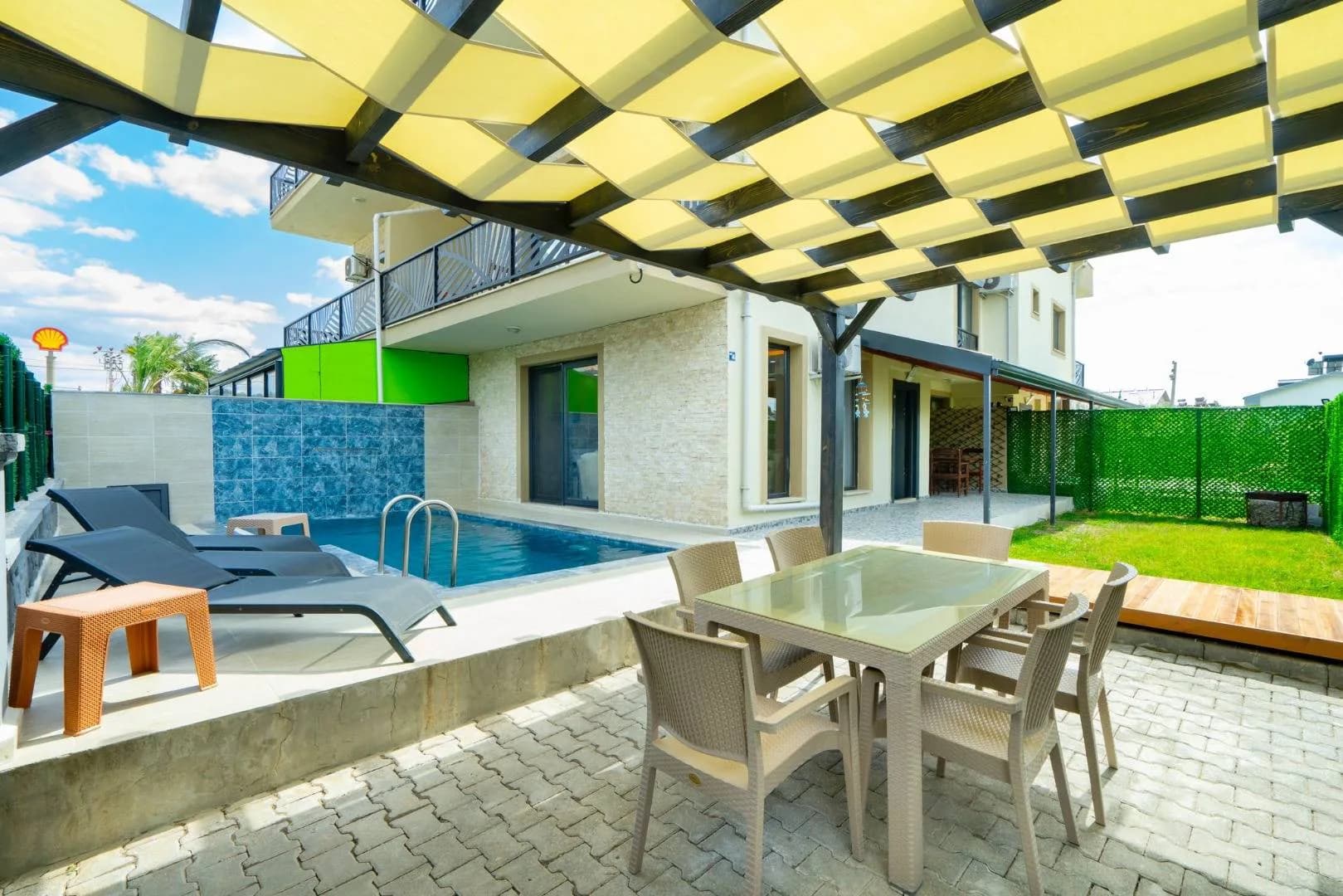 Fethiye Karagedik'te Sakin Konumda, Özel Havuzlu, 8 Kişilik Villa görsel 2