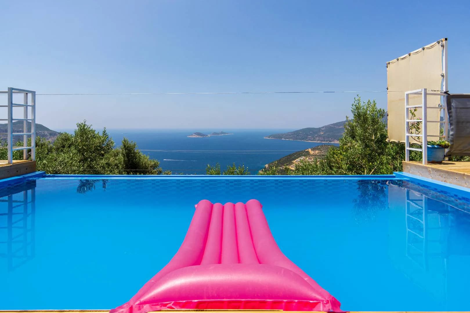 Kalkan Kördere'de Deniz Manzaralı, Özel Havuzlu, Balayı Villası görsel 3