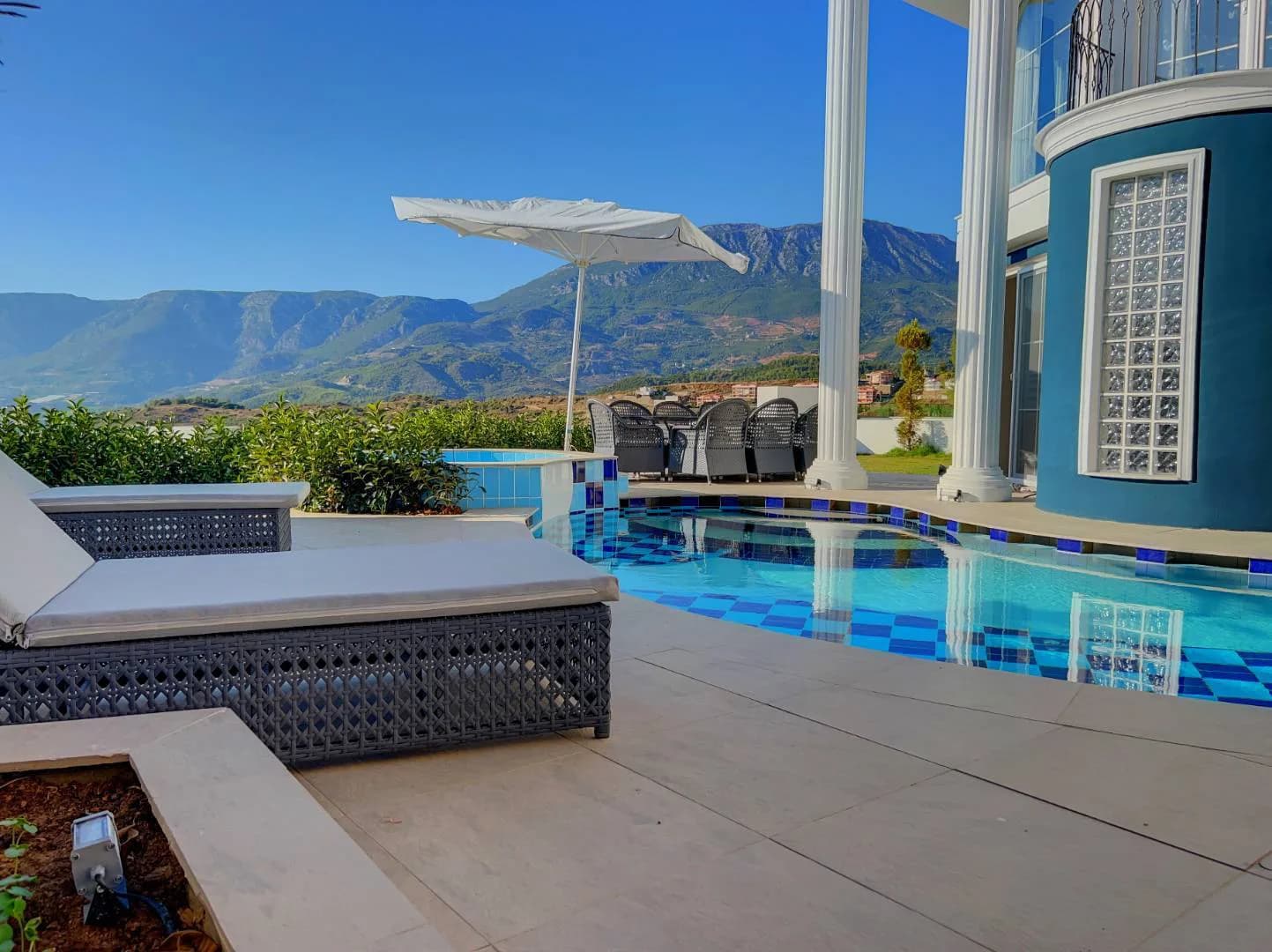 Alanya Kargıcak'ta Deniz Manzaralı, Özel Havuzlu, Jakuzili, Lüks Villa görsel 3