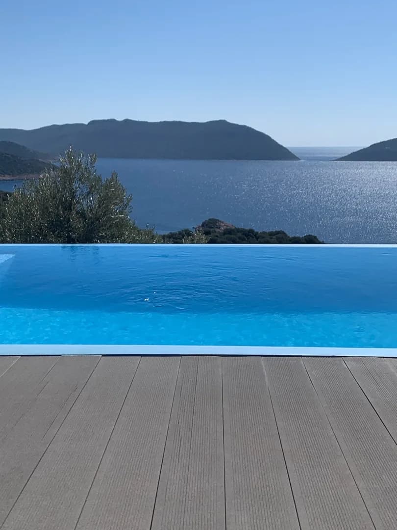 Antalya Kaş'ta Eşsiz Deniz Manzaralı, Özel Havuzlu, Kiralık Villa görsel 2