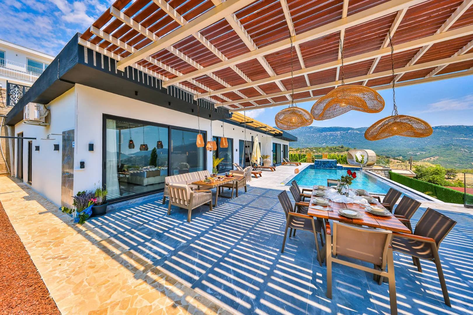 Kaş İkizce'de Muhteşem Doğada, Özel Havuzlu, Olanaklı Villa görsel 2