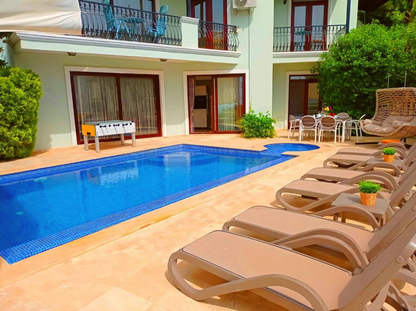 Kaş İslamlar'da Nezih Konumda, Özel Havuzlu, 5+1 Villa görsel 3