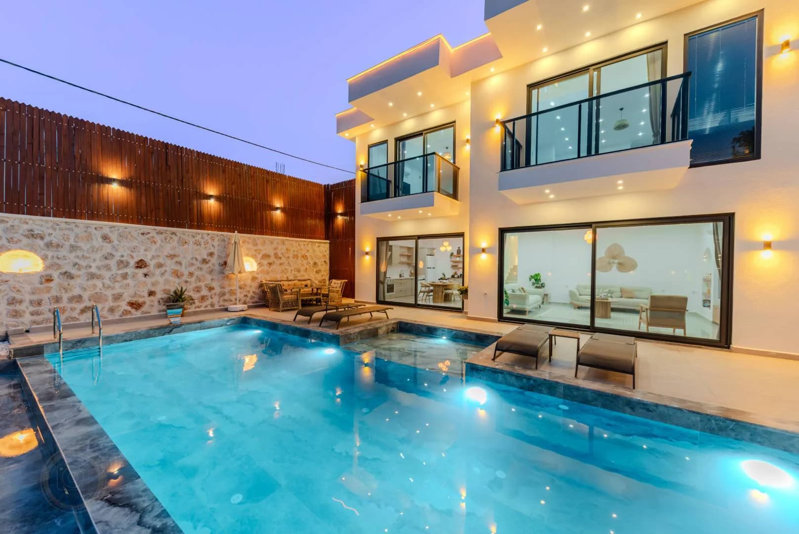 Kaş Kınık'ta Şehirden Uzakta, Özel Havuzlu, Lüks Villa görsel 3