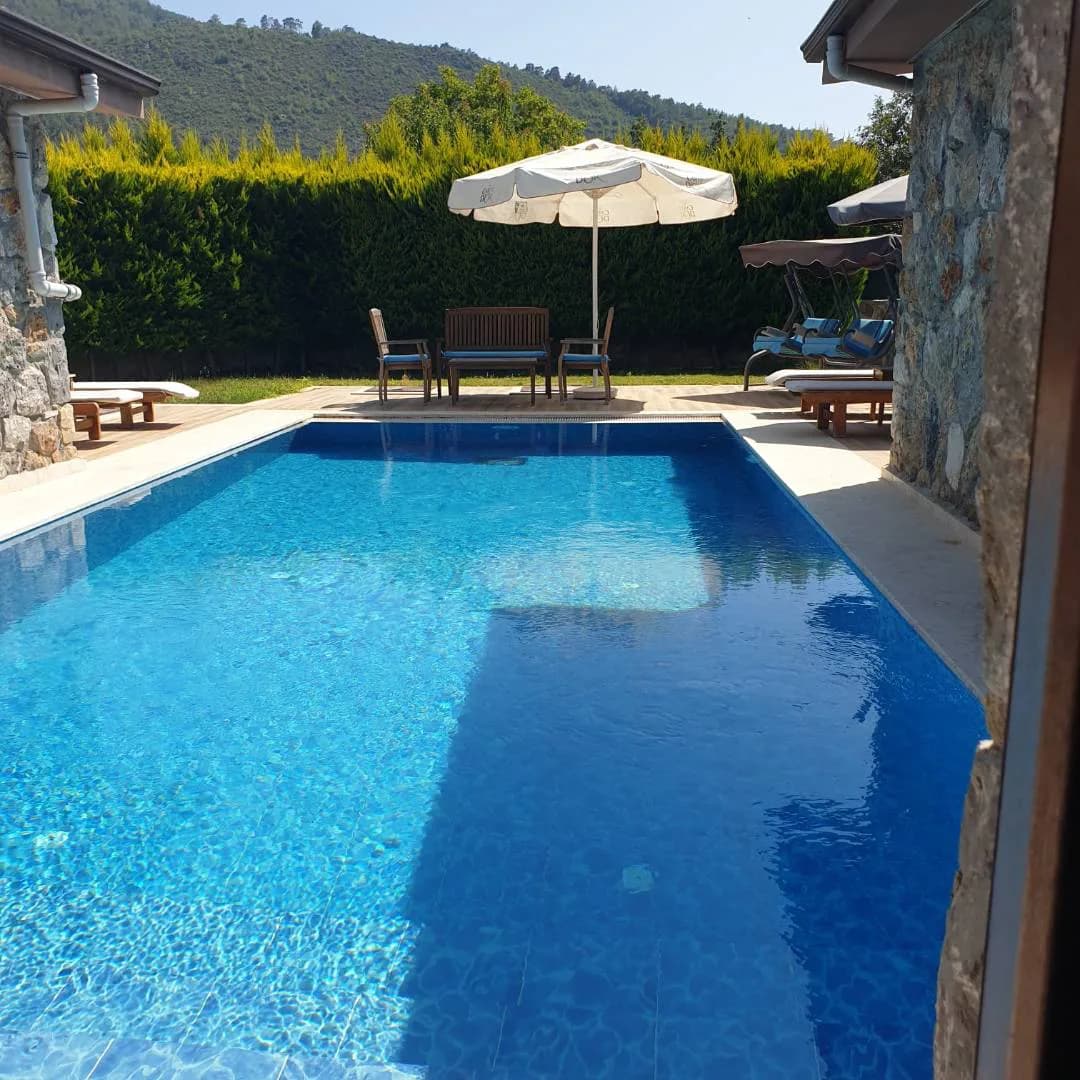 Fethiye Kayaköy'de Ailelere Uygun, Özel Havuzlu, Kiralık Villa görsel 2