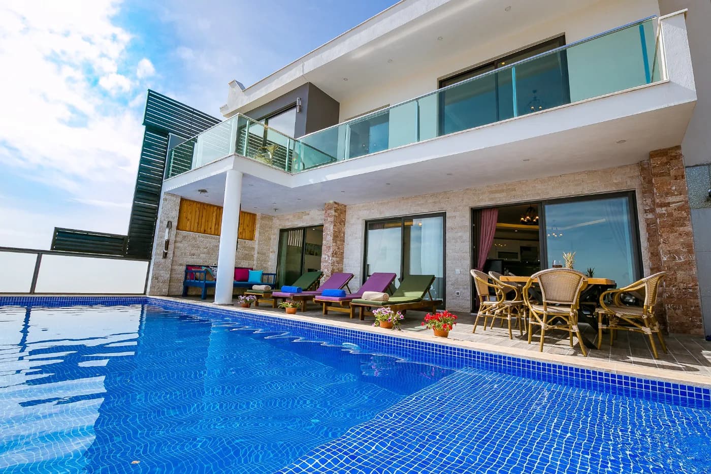 Kaş İslamlar'da Deniz Manzaralı, Özel Havuzlu, Jakuzili, Lüks Villa görsel 2