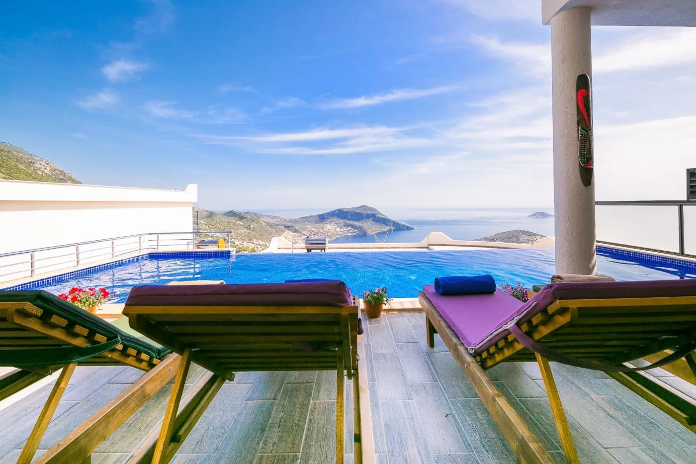 Kaş İslamlar'da Deniz Manzaralı, Özel Havuzlu, Jakuzili, Lüks Villa görsel 3