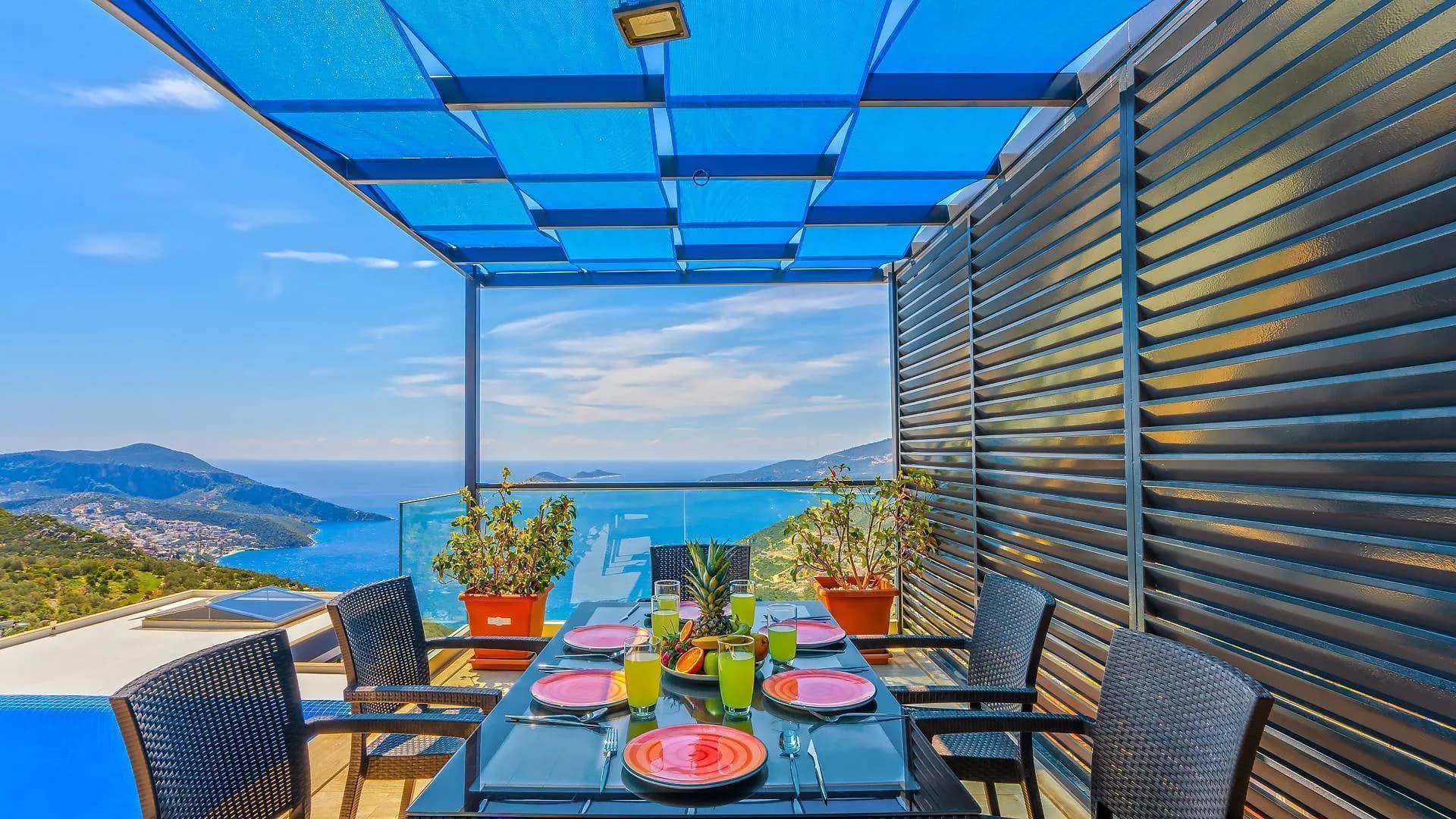Kaş Kördere'de Doğanın Kucağında, Özel Havuzlu, Geniş Villa görsel 3