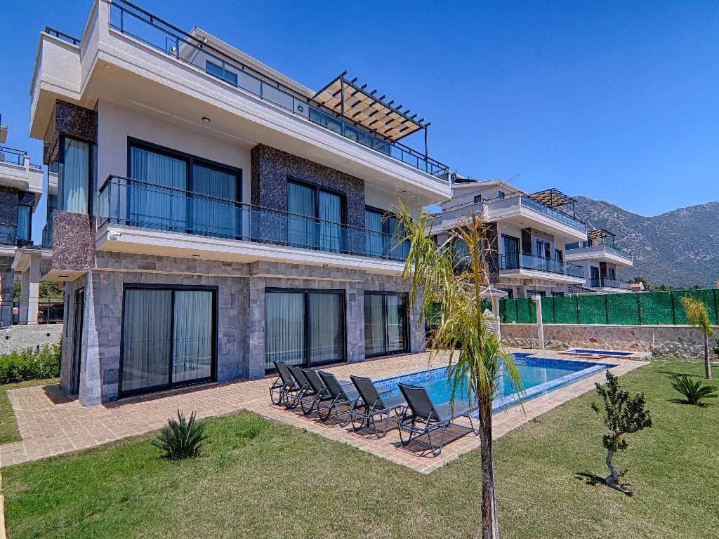 Kaş Kalkan'da Modern Tasarımlı, Özel Havuzlu, Kiralık Villa görsel 2