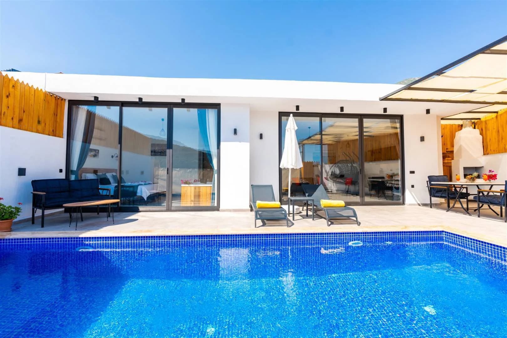 Kalkan Ulugöl'de Enfes Doğa İçerisinde, Özel Havuzlu, Balayı Villası görsel 3