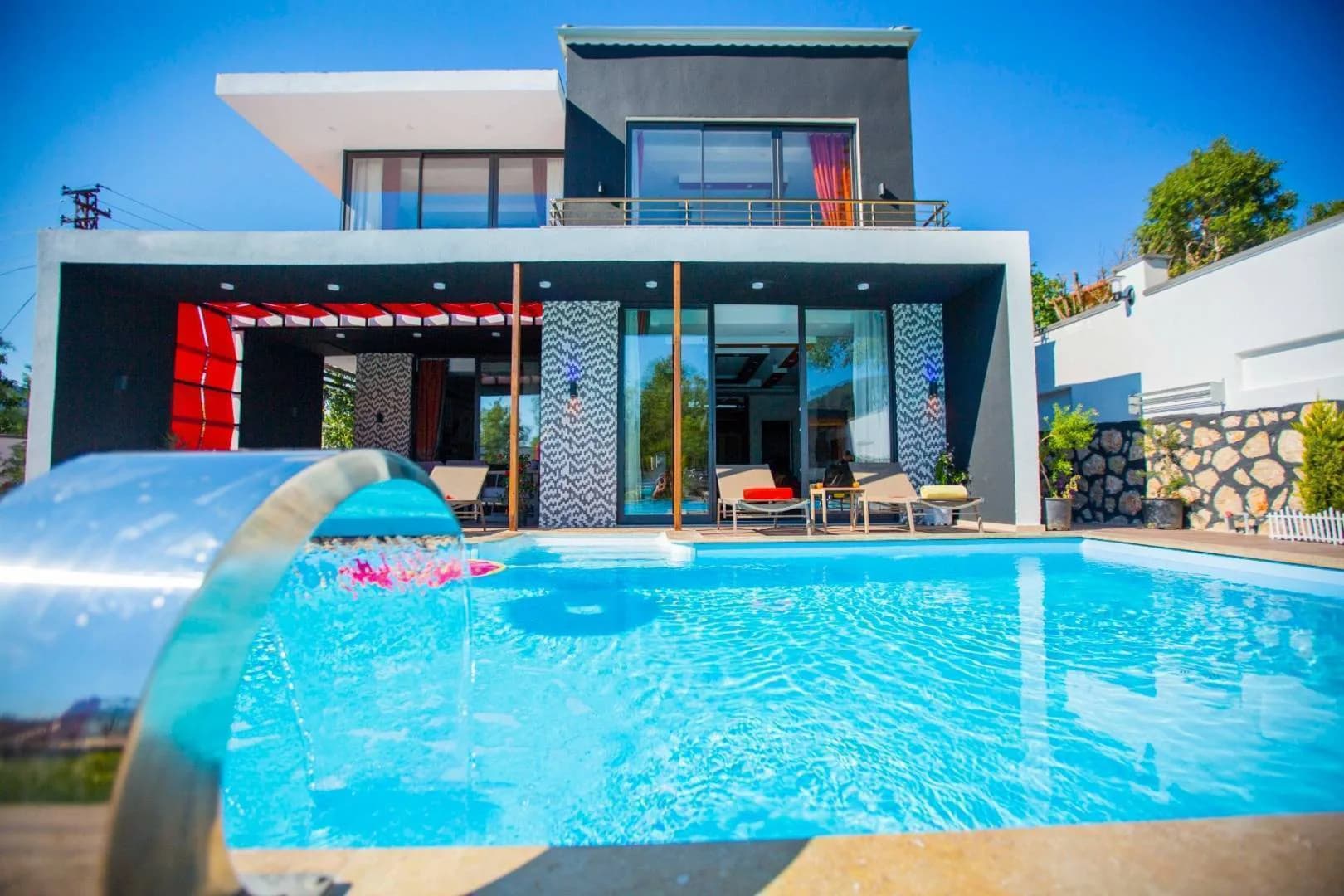 Kaş Sarıbelen'de Çocuk Oyun Alanlı, Özel Havuzlu, Kiralık Villa görsel 2