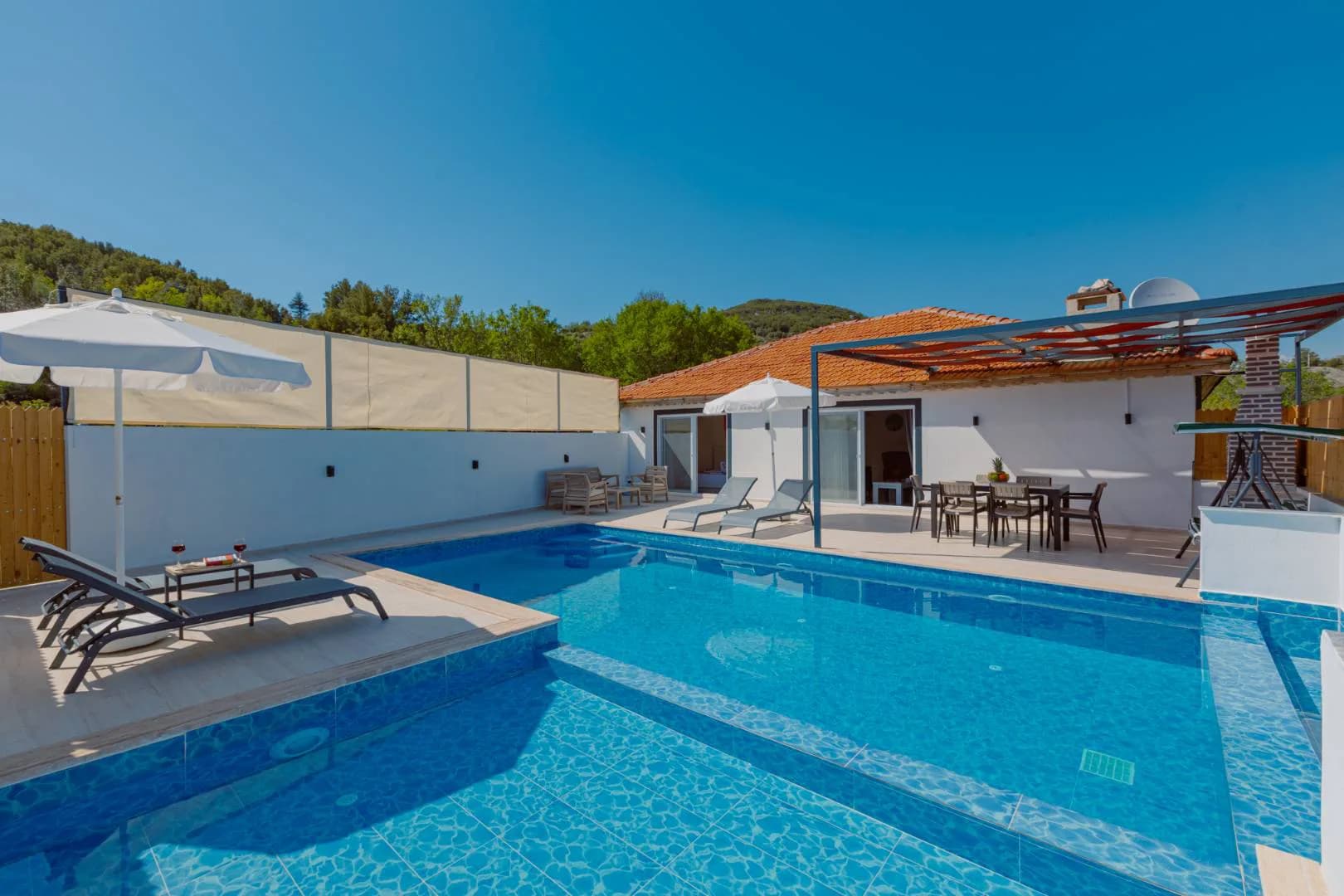 Kaş İkizce'de Sakin Konumda, Özel Havuzlu, 2+1 Villa görsel 2