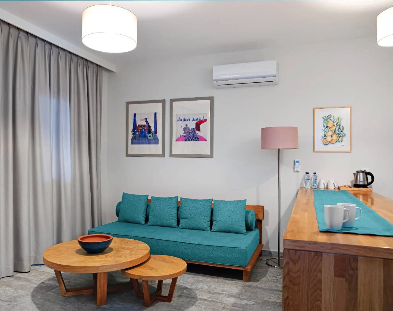 Bodrum Bitez'de Site İçerisinde, Ortak Havuzlu, Lüks 1+1 Suit Daire görsel 3