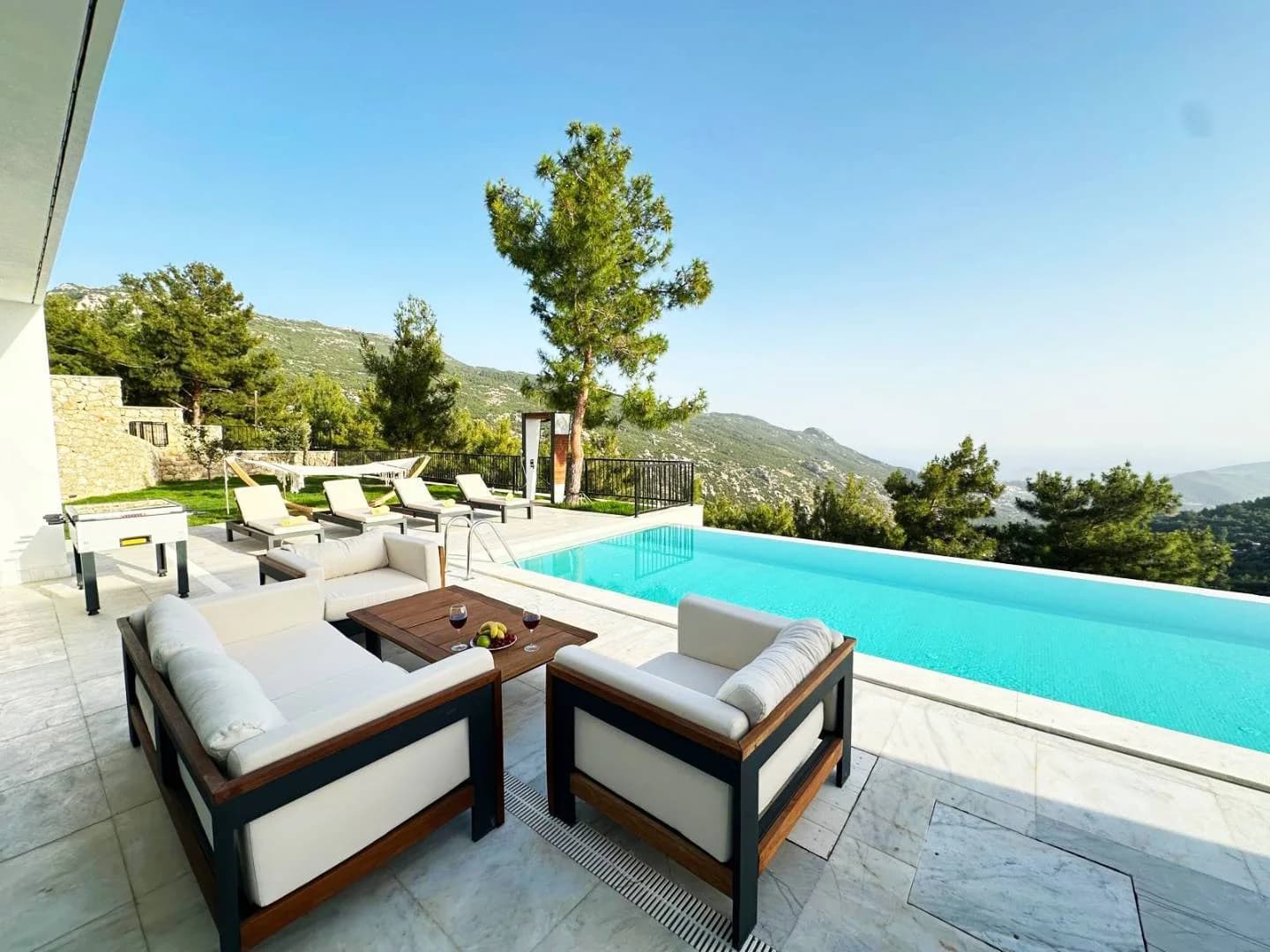 Kaş İslamlar'da Muhteşem Manzaralı, Jakuzili, Kiralık Balayı Villası görsel 3