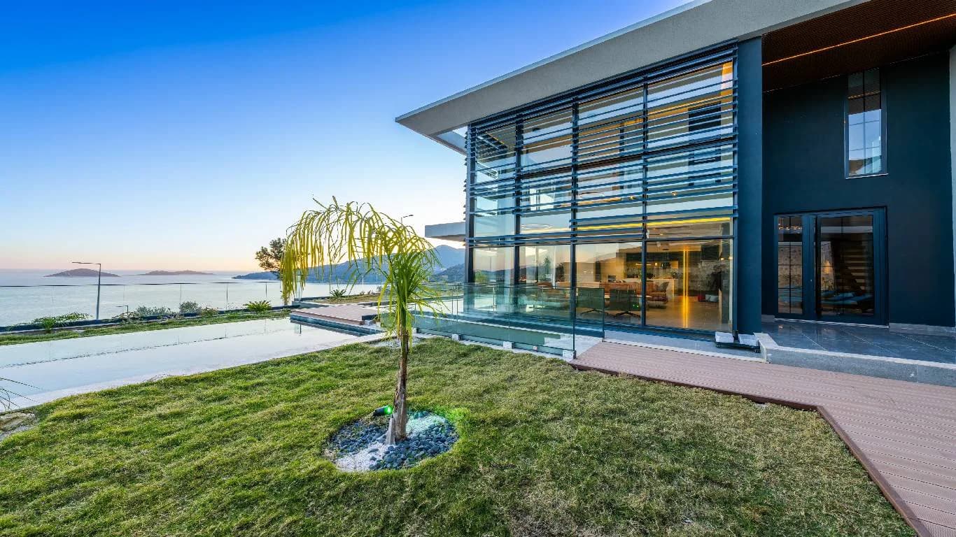 Kaş Kalkan'da Eşsiz Deniz Manzaralı, Özel Havuzlu, Lüks Villa görsel 3