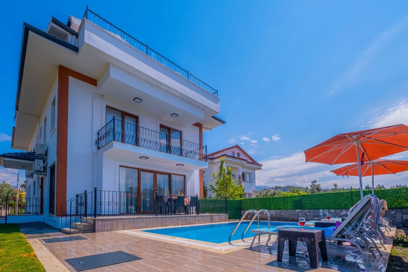Fethiye Foça'da Muhteşem Doğada, Özel Havuzlu, Jakuzili, Lüks Villa görsel 3
