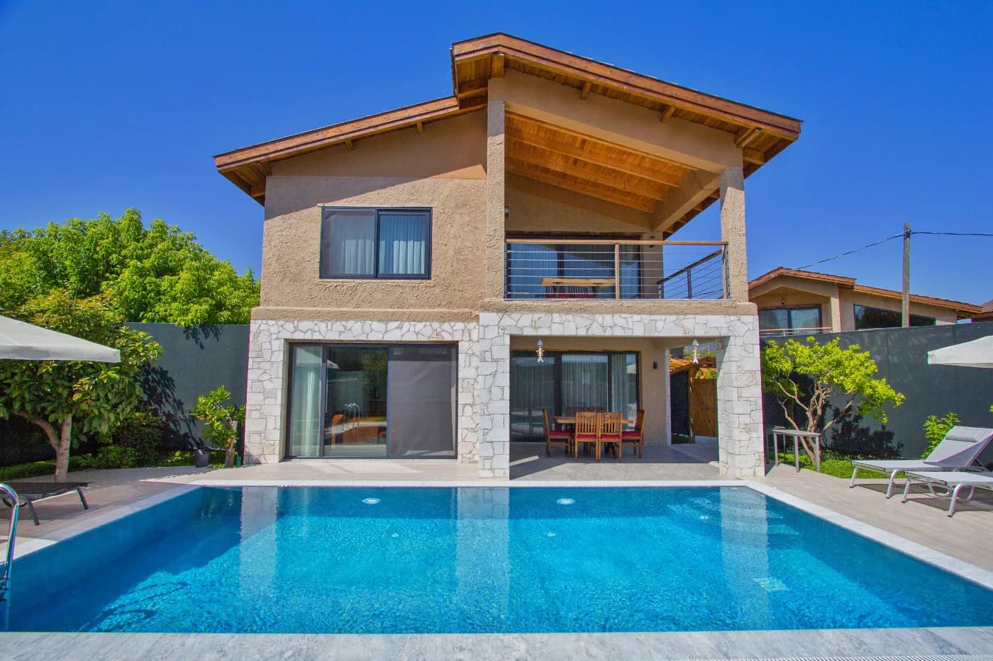 Fethiye Yanıklar'da Doğa İçerisinde, Özel Havuzlu, Kiralık Villa görsel 2