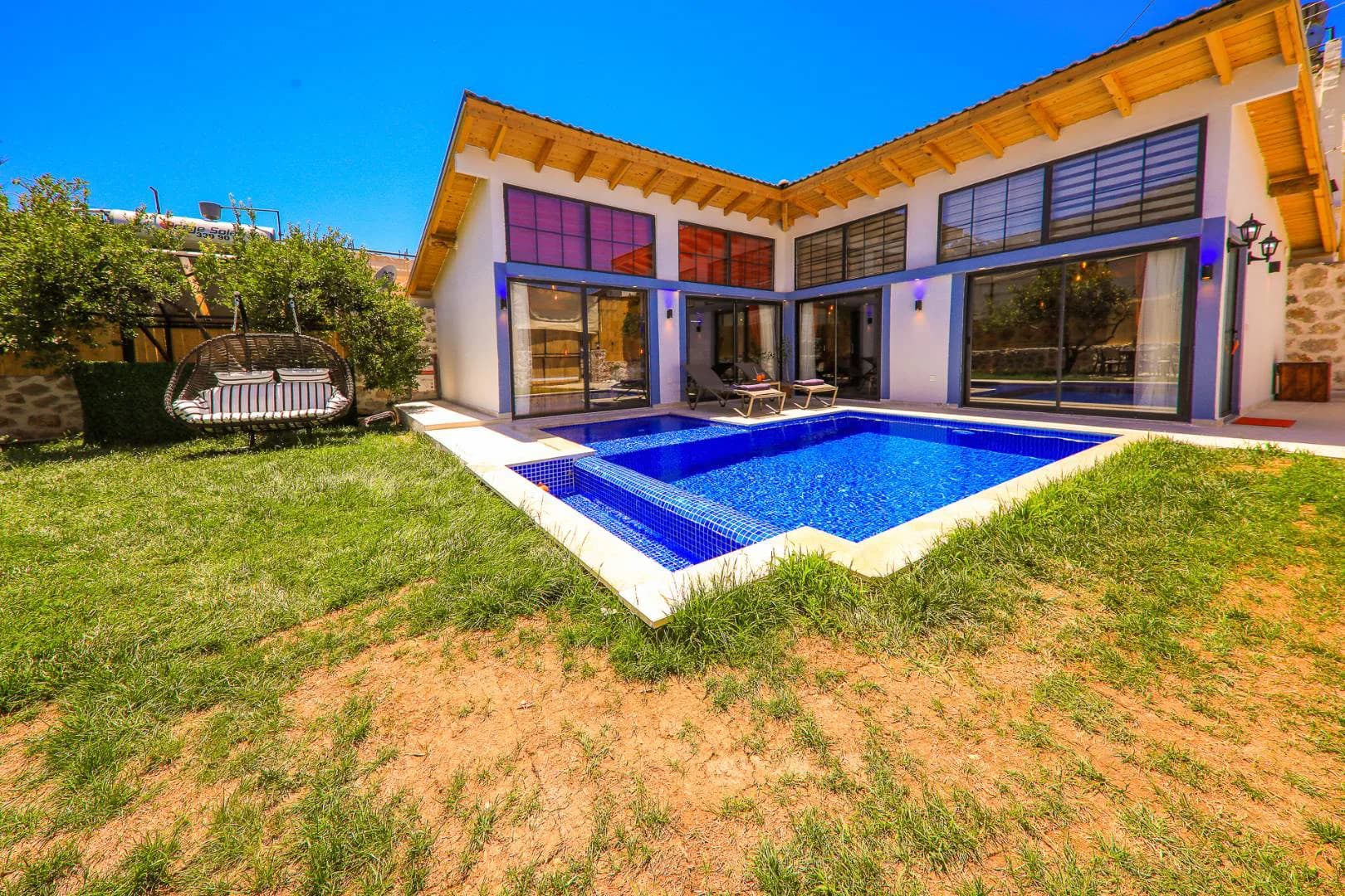 Kaş Gelemiş'te Aşkınızı Taçlandıran, Özel Havuzlu, Lüks Villa görsel 3