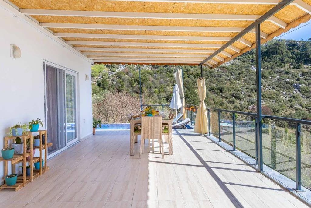 Kaş İslamlar'da Enfes Doğa İçerisinde, Özel Havuzlu, Modern Villa görsel 3
