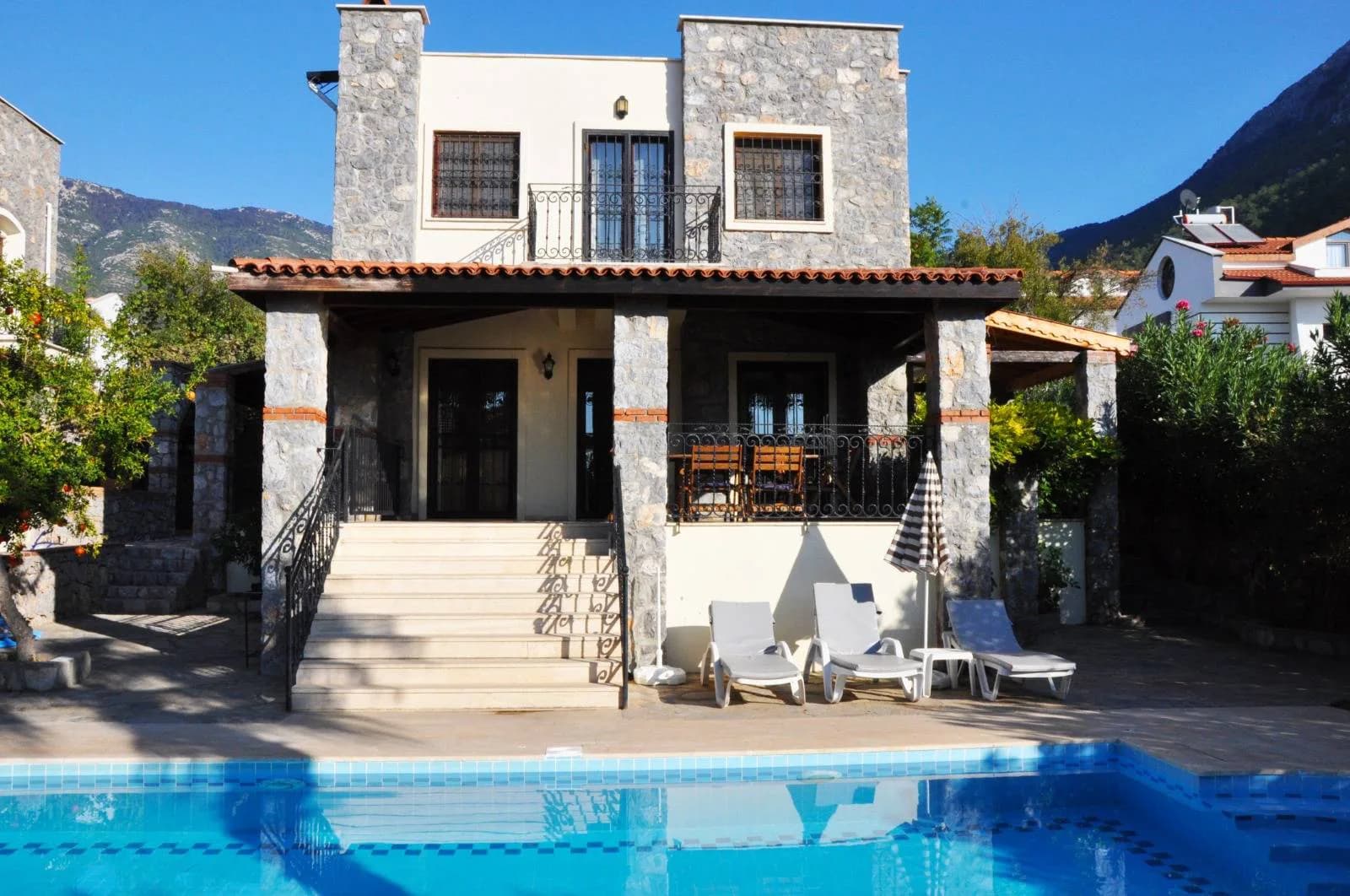 Fethiye Ölüdeniz'de Muhteşem Doğada, Özel Havuzlu, Kiralık Villa görsel 2