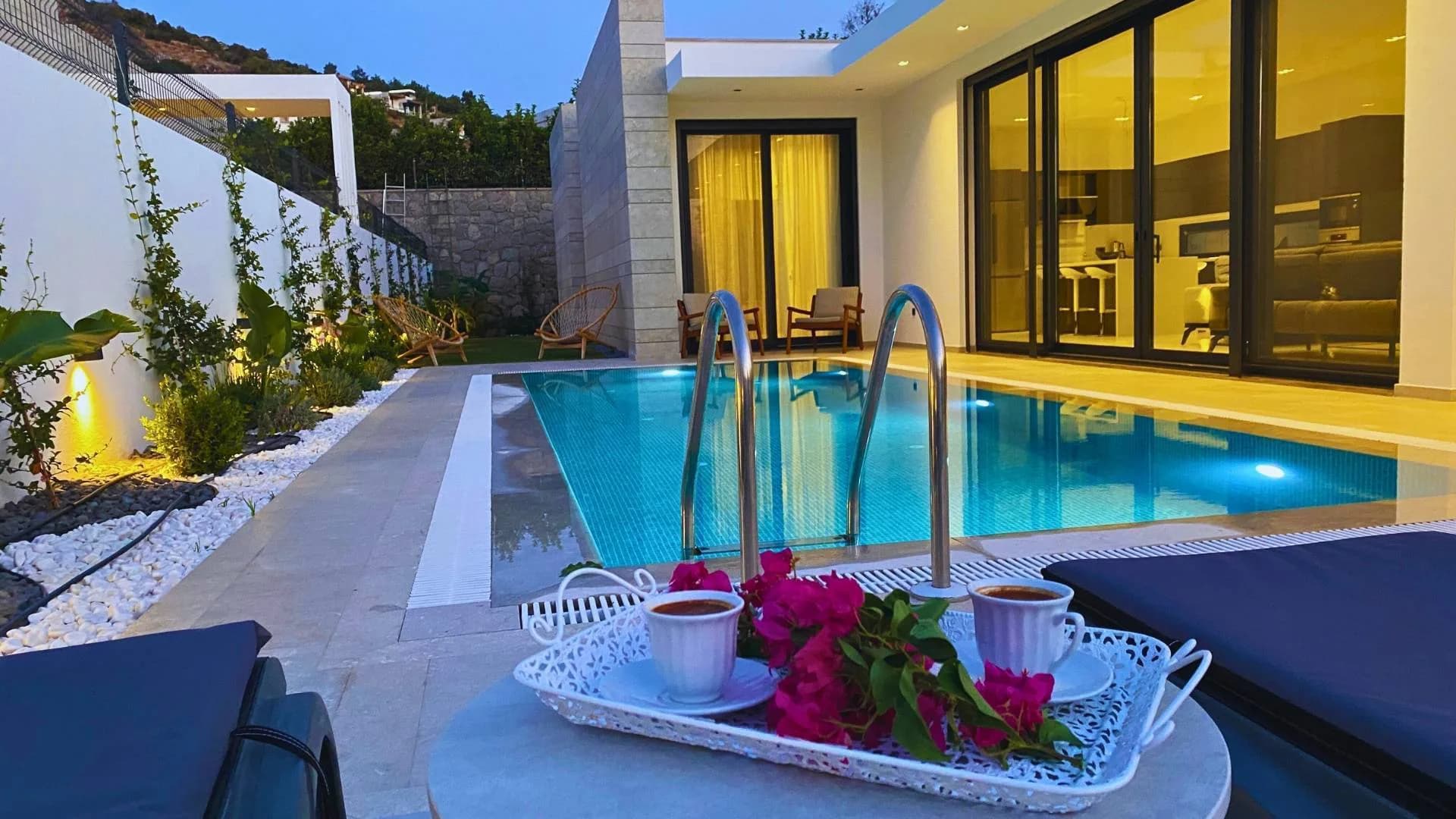 Bodrum Yalıkavak Bölgesinde Geniş Bahçeli, Özel Havuzlu, Tatil Villası görsel 2