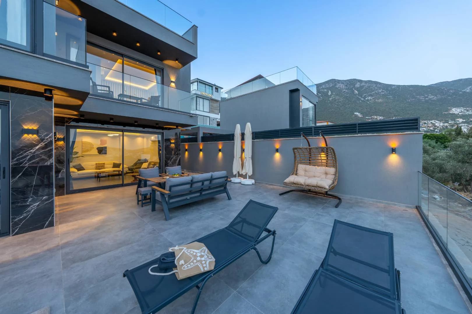 Kaş Kalkan'da Kalabalık Ailelere Uygun, Özel Havuzlu, Kiralık Villa görsel 2