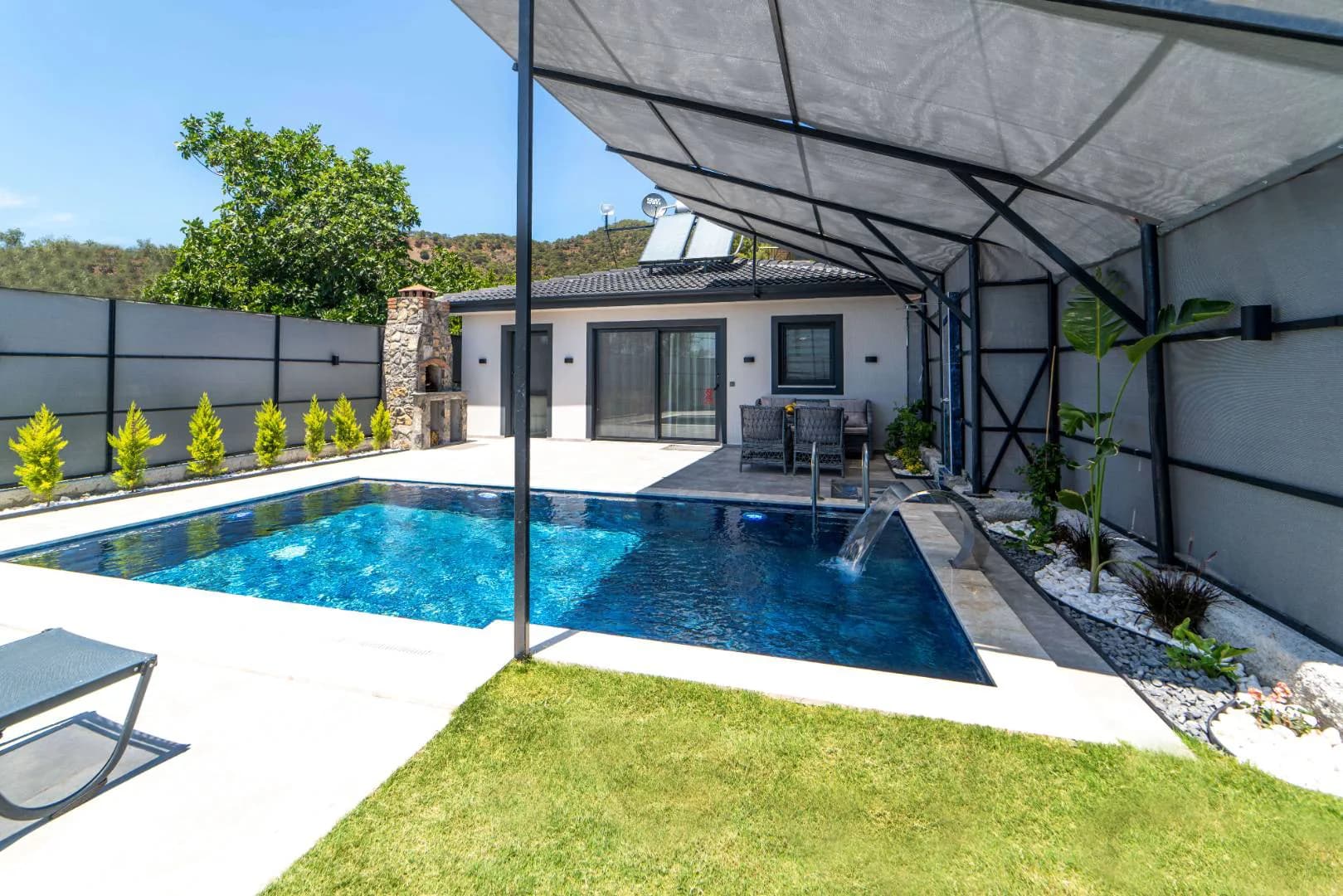 Fethiye Eldirek'te Merkezi konumda, Özel Havuzlu, Modern Villa görsel 3