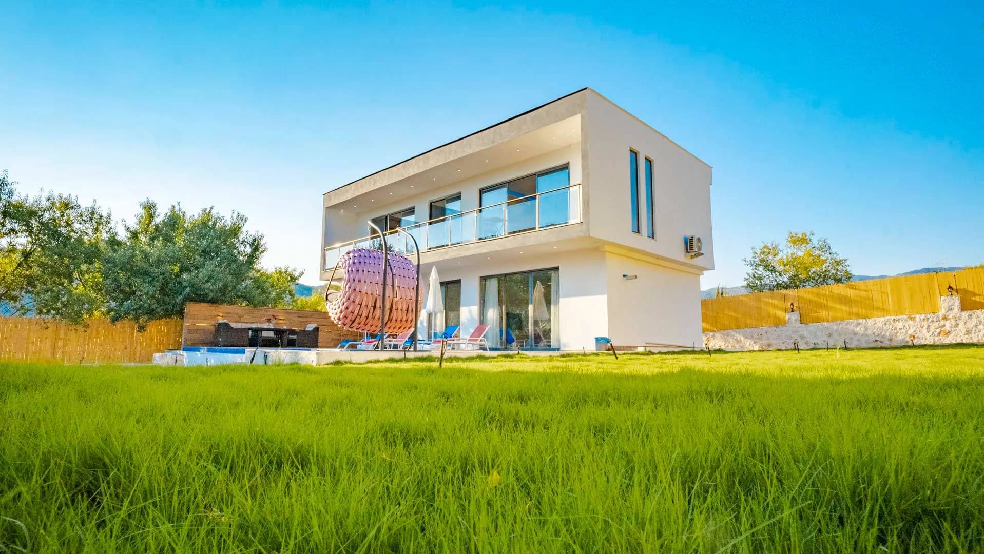 Kaş Sarıbelen'de Yemyeşil Bahçe İçerisinde, Özel Havuzlu, 2+1 Villa görsel 2