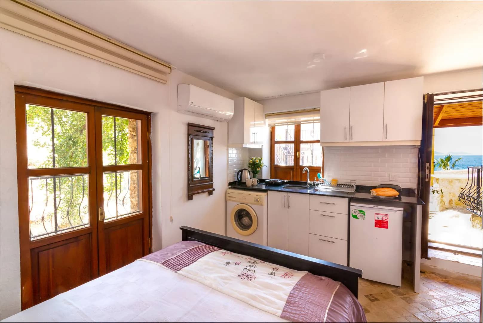 Kaş Kalkan'da Deniz Manzaralı, Merkezi Konumda, Kiralık Daire görsel 3