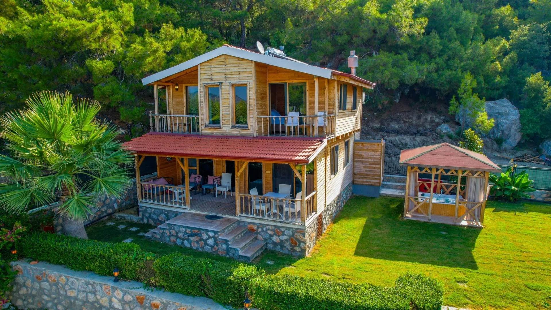 Fethiye Eldirek'te Geniş Bahçeli, Özel Havuzlu, Lüks Villa görsel 2