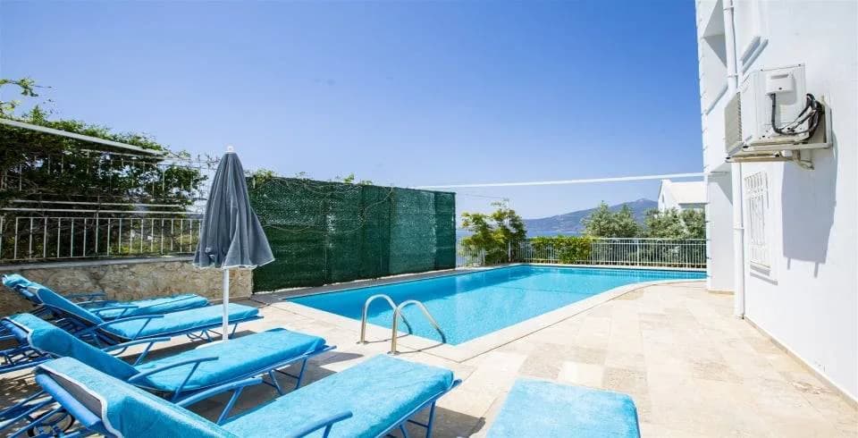 Kaş Kalkan'da Geniş Ailelere Uygun, Özel Havuzlu, 8 Kişilik Villa görsel 3