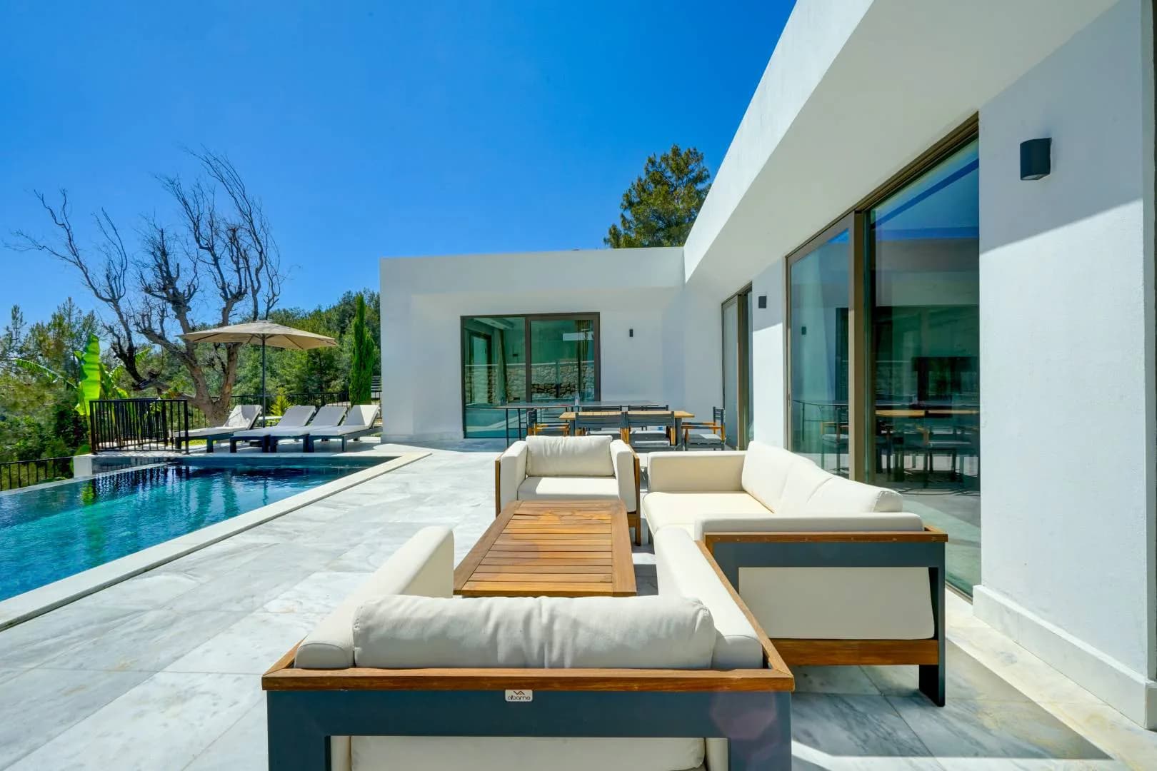 Kaş İslamlar'da Doğa İçerisinde, Çift Jakuzili, Lüks Villa görsel 3
