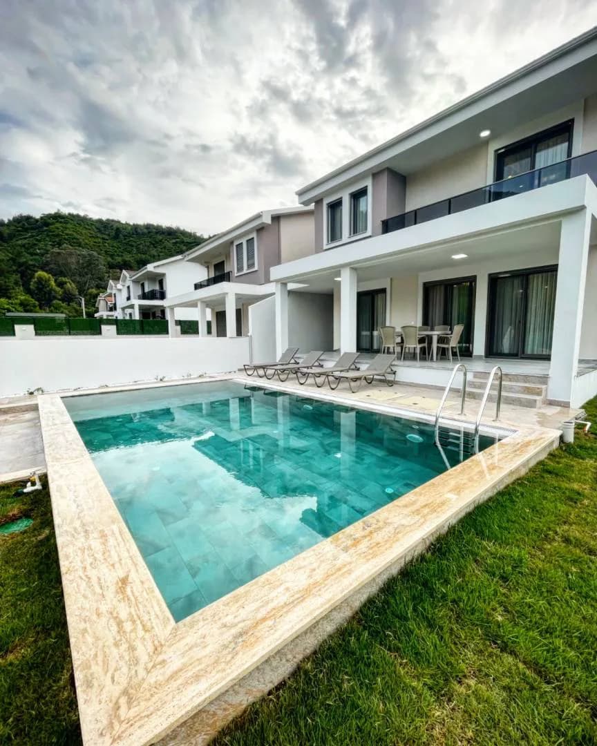 Marmaris Çamlı'da Muhteşem Doğada, Özel Havuzlu, Kiralık Villa görsel 3
