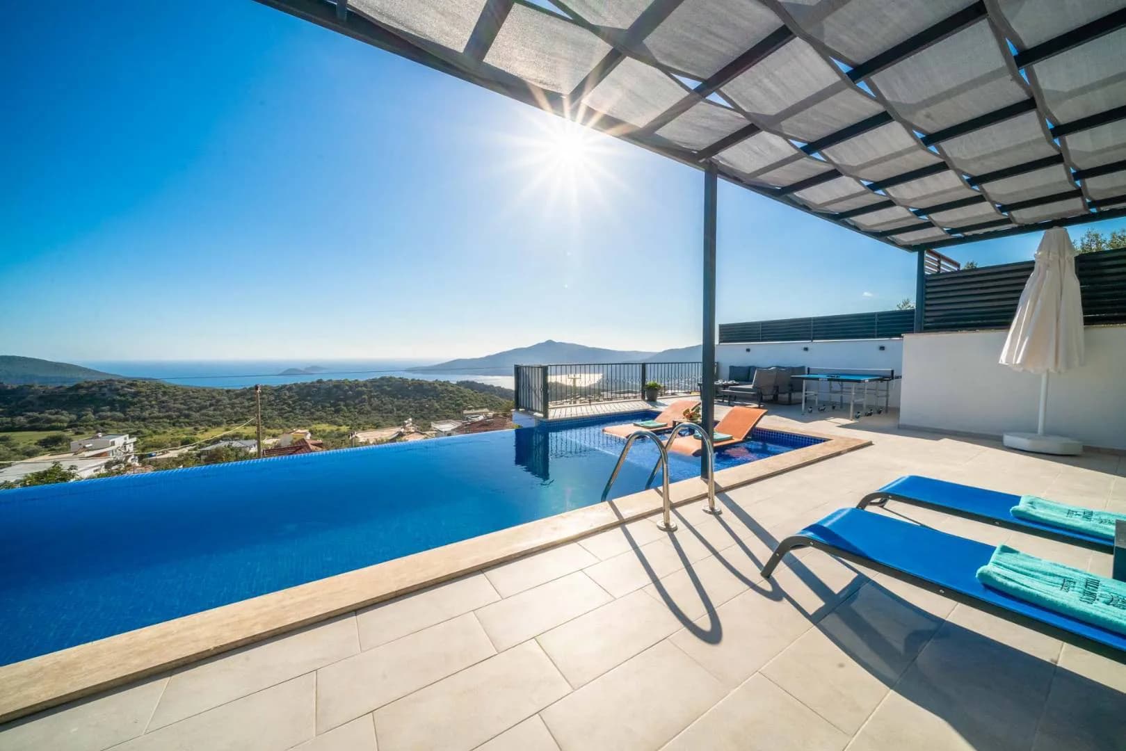 Kaş Bezirgan'da Enfes Deniz Manzaralı, Özel Havuzlu, Korunaklı Villa görsel 2