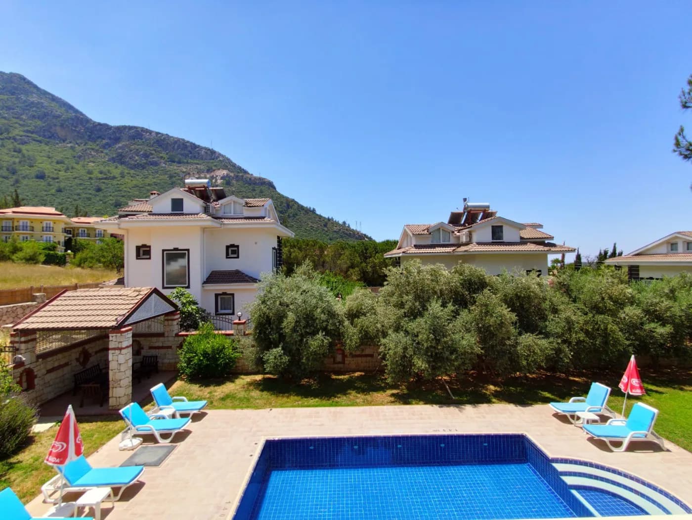 Fethiye Ölüdeniz'de Geniş Bahçeli, Özel Havuzlu, 4+1 Ferah Villa görsel 3