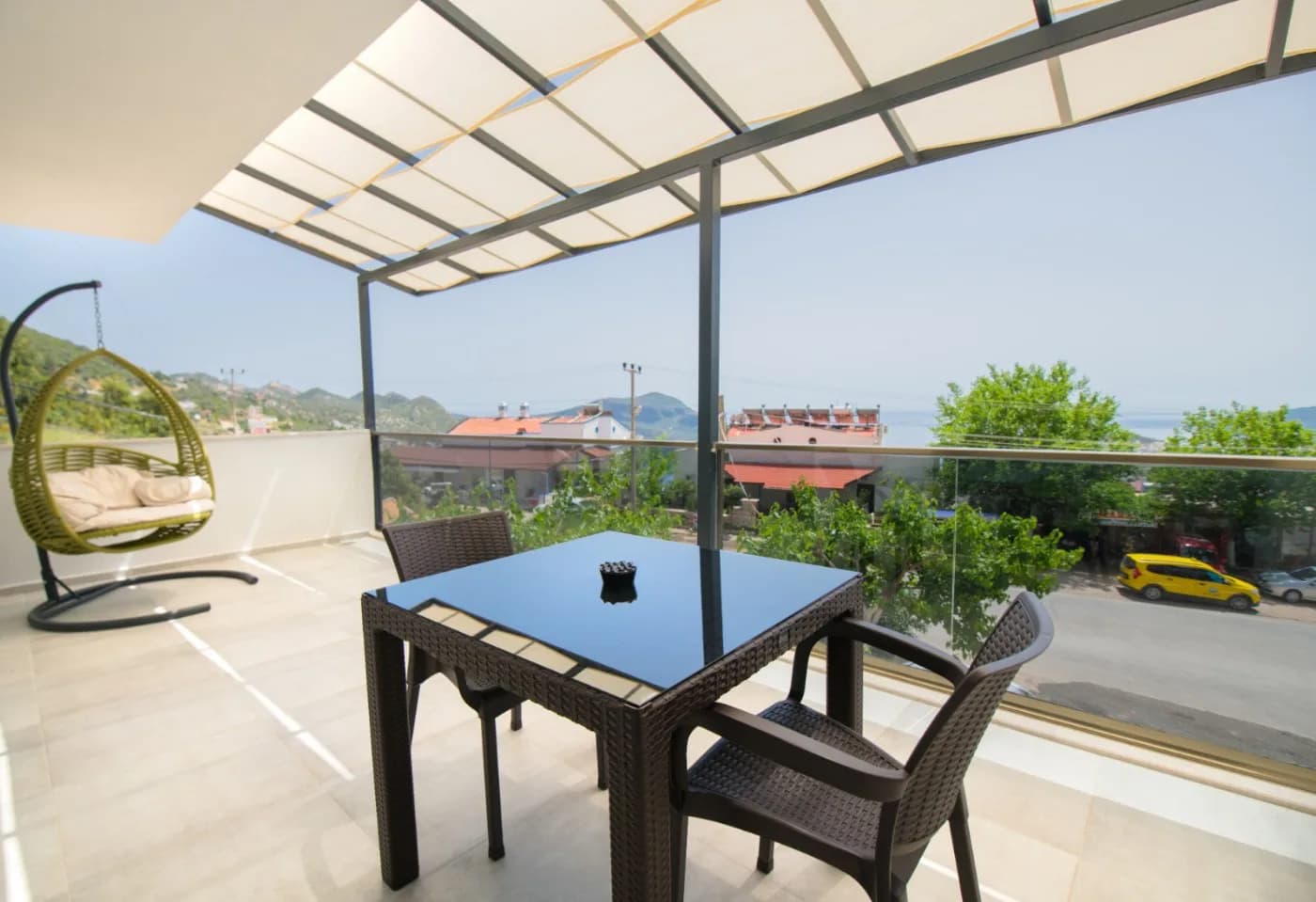 Kaş Kördere'de Eşsiz Deniz Manzaralı, Jakuzili, Modern Tatil Evi görsel 3