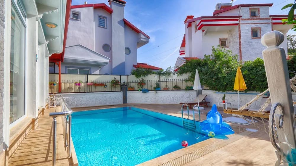 Fethiye Çiftlik'te Yeşillikler Arasında, Özel Havuzlu, Kiralık Villa görsel 3