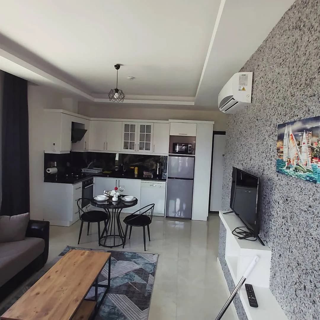 Alanya Kestel'de Denize Yakın Konumda, Ortak Havuzlu, Kiralık Daire görsel 3
