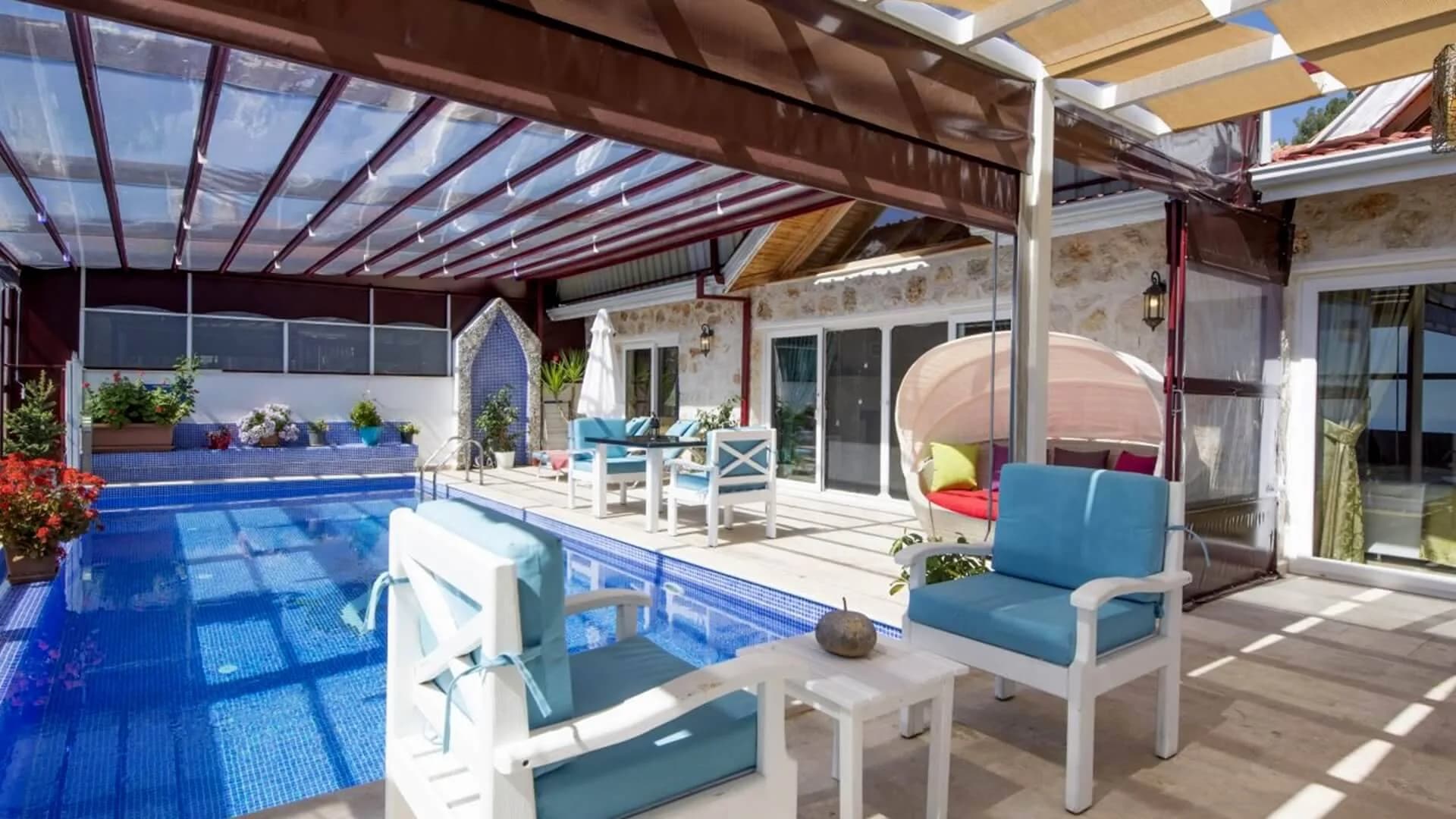 Kaş İslamlar'da Doğa İçerisinde, Özel Havuzlu, Muhafazakar Villa görsel 2