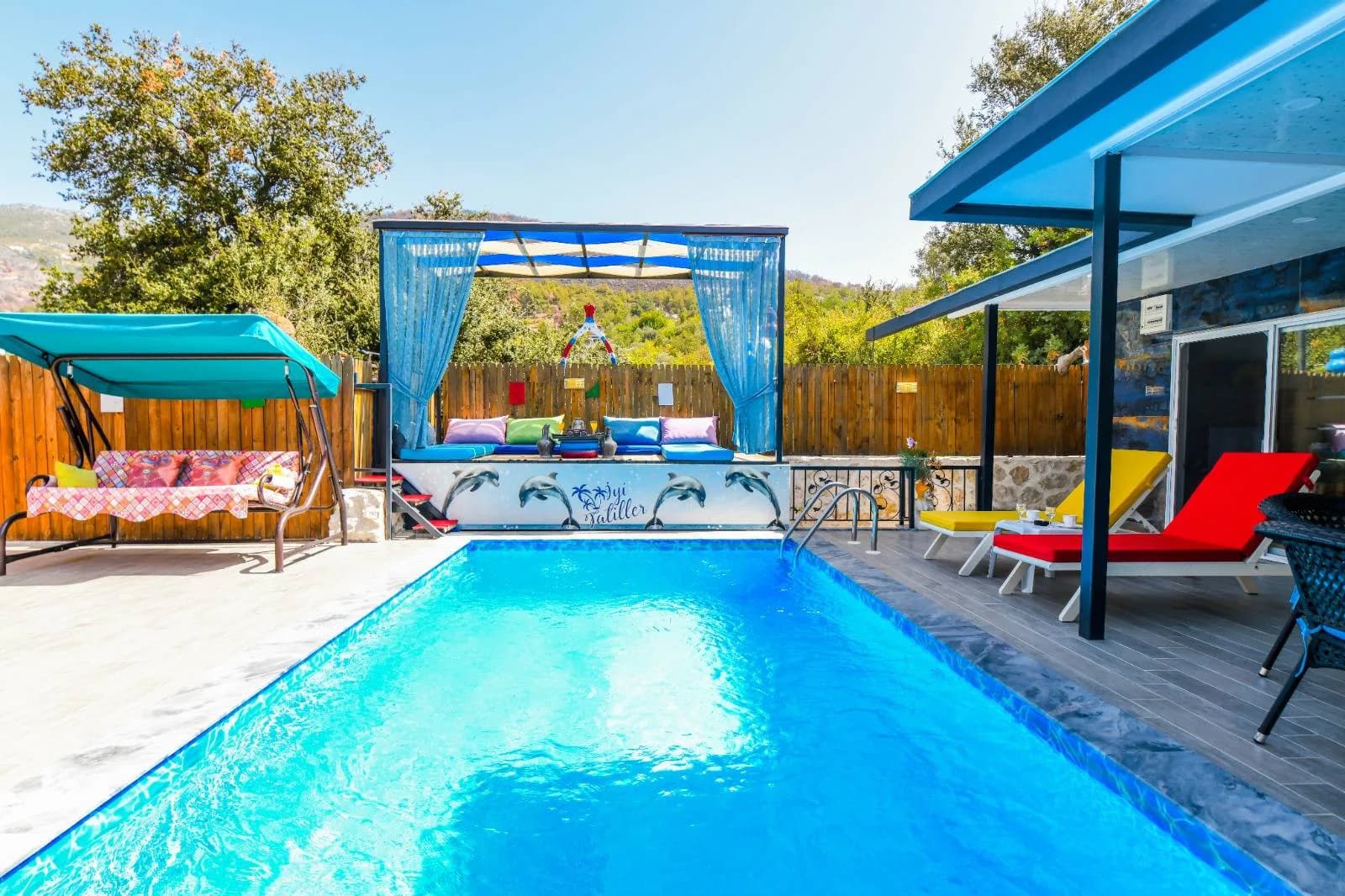 Kaş Üzümlü'de Doğayla İç İçe, Özel Havuzlu, Jakuzili Villa görsel 3