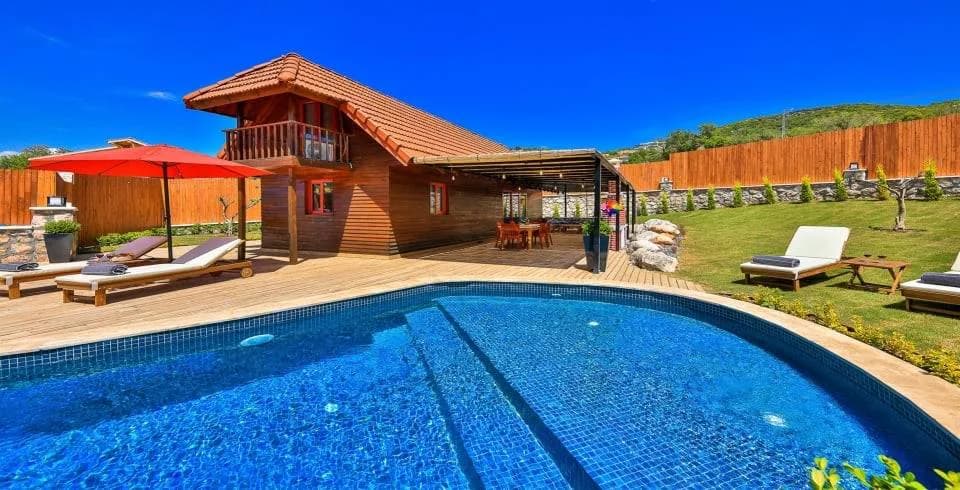 Kaş Sarıbelen'de Gözlerden Uzak, Özel Havuzlu, 5 Kişilik Villa görsel 3