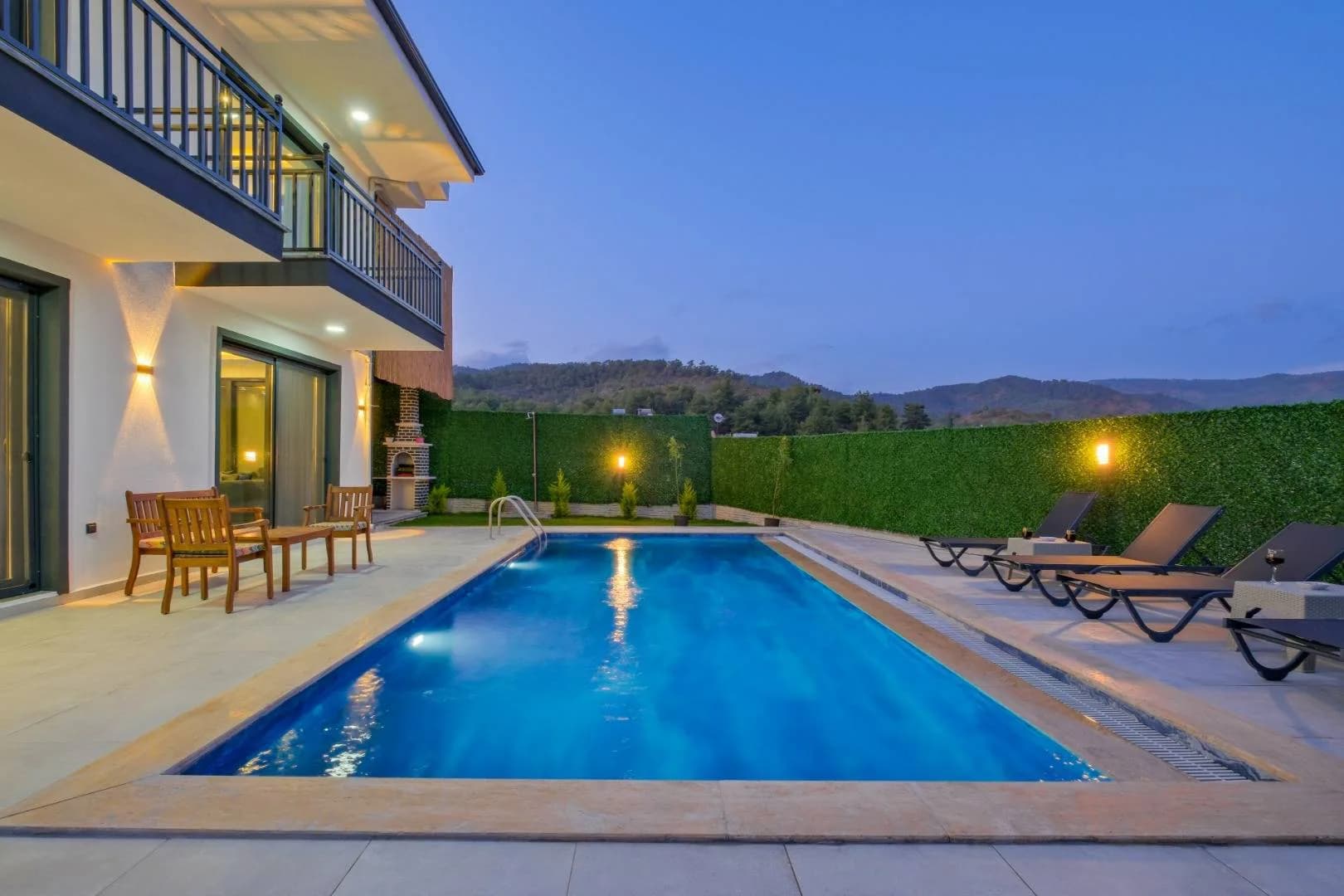 Fethiye Karagedik'te Doğa İçerisinde, Özel Havuzlu, Modern Villa görsel 3