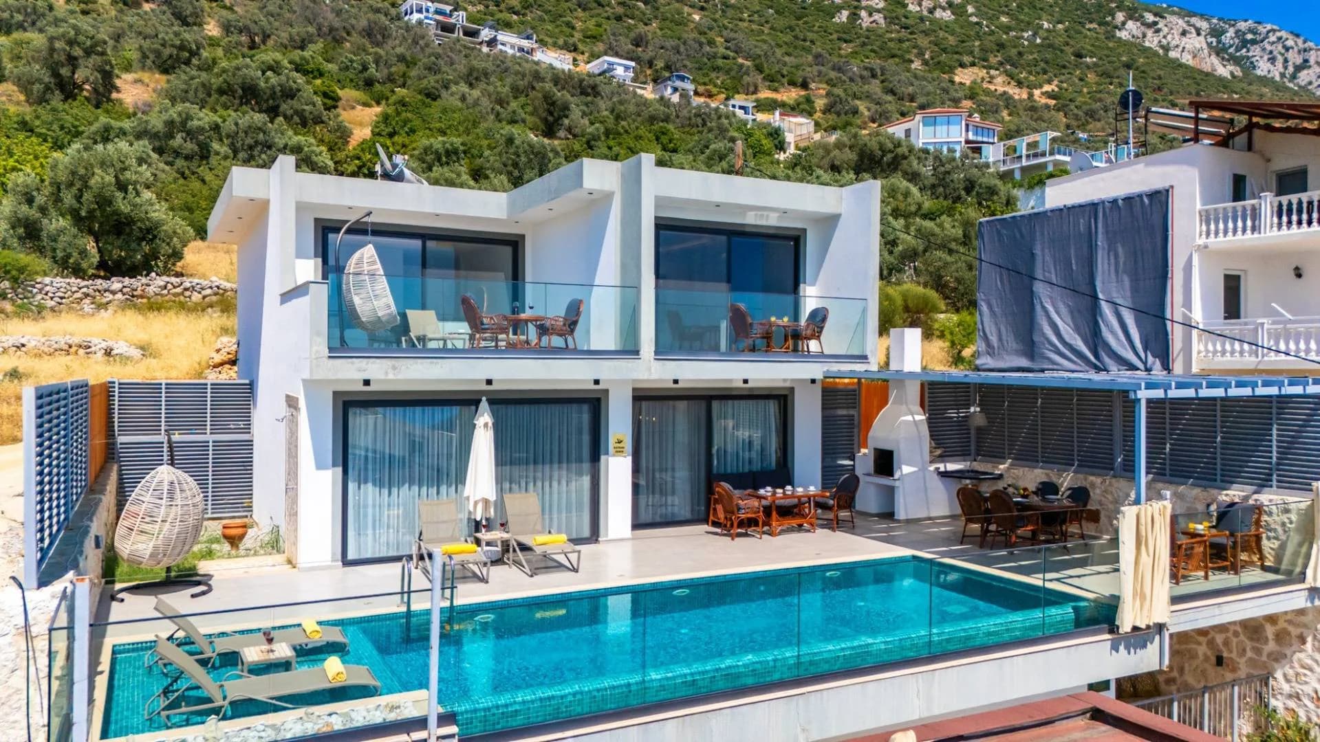 Kaş Kördere'de Merkeze Yakın, Özel Havuzlu, 2+1 Villa görsel 2
