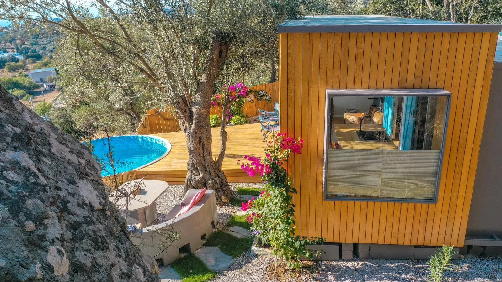 Bodrum Yakaköy'de Sakin Konumda, Özel Havuzlu, Tiny House görsel 2
